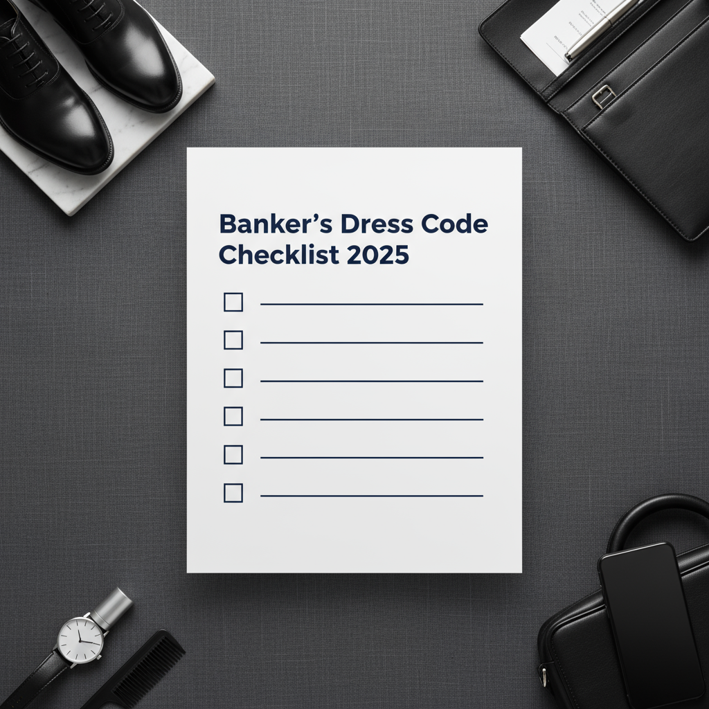 Banker outfit checklist 2025