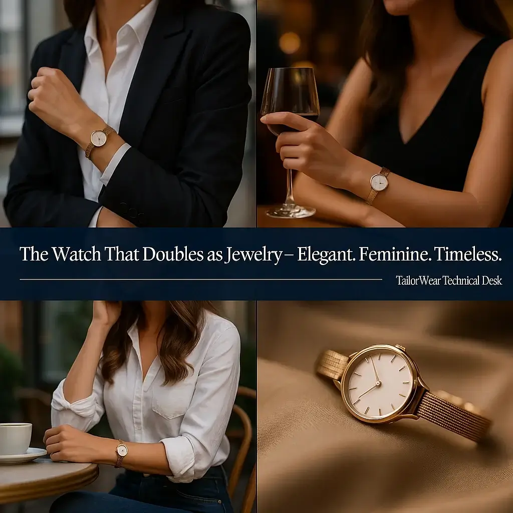 Elegant bracelet watch for women, a functional jewelry essential for a sophisticated wardrobe.