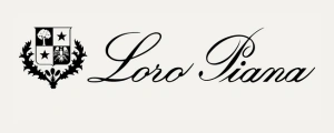 Loro Piana logo representing the world's finest merino wool, cashmere, and vicuña fabrics featured in Tailorwear premium bespoke tailoring and overcoats.