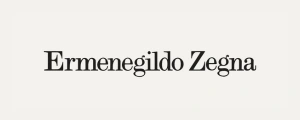 Zegna logo representing the iconic Italian luxury fabrics and superfine wool textiles used in Tailorwear bespoke suits and contemporary sartorial tailoring.