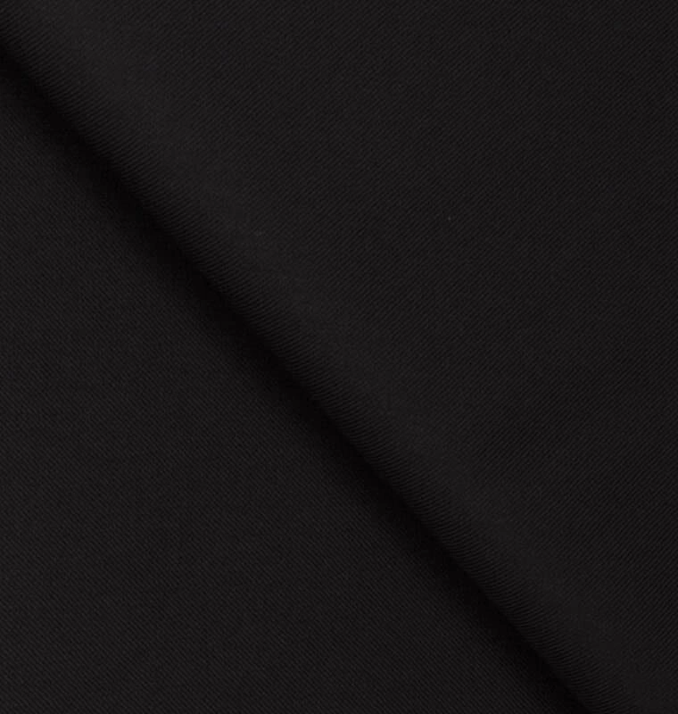 VBC Classic Black 100% Wool Suiting Fabric