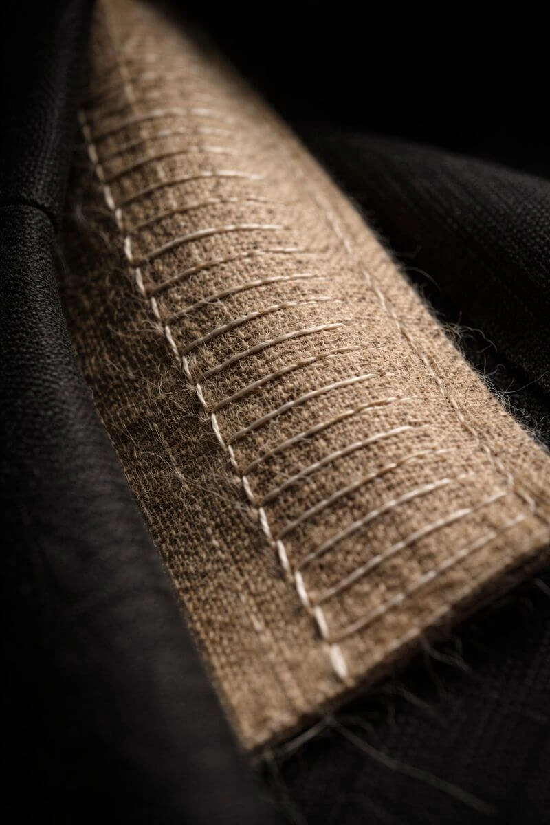 custom suits interior showing canvas construction