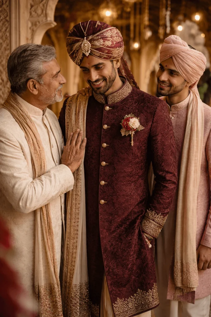 Custom made wedding attire and sherwani by TailorWear