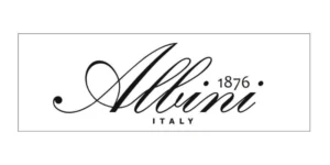 Albini Group logo representing the world-class Italian shirting fabrics and sustainable cotton textiles featured in Tailorwear bespoke shirt collections.