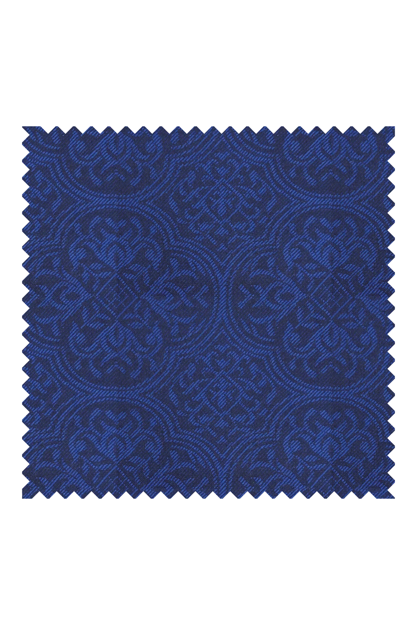  Blue Ceremonial Brocade Suit Fabric