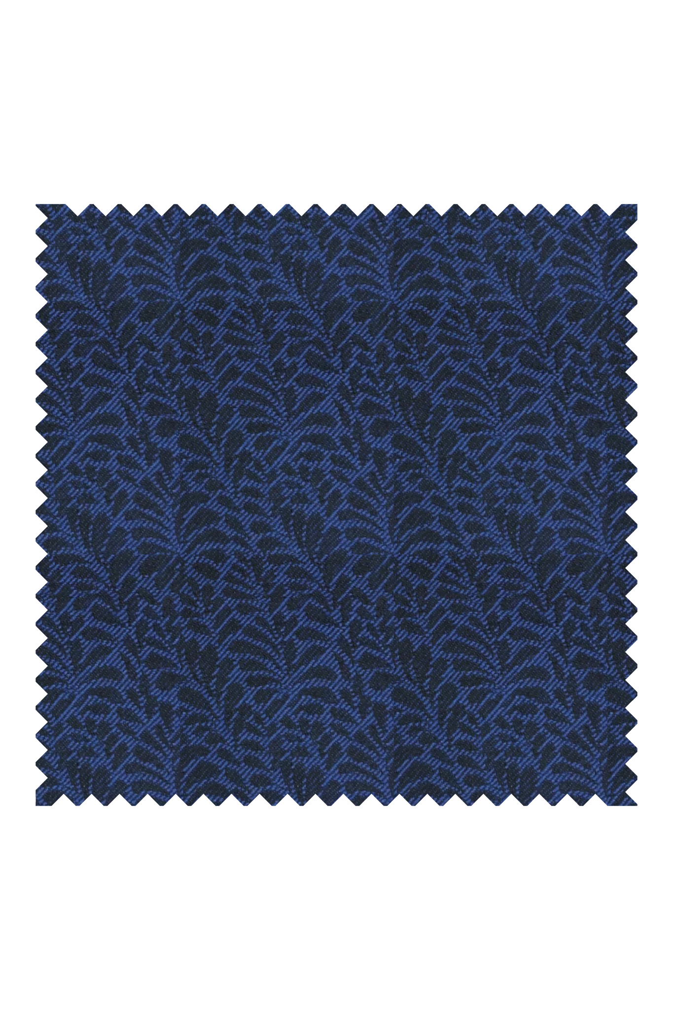 Blue Jacquard Suit Fabric