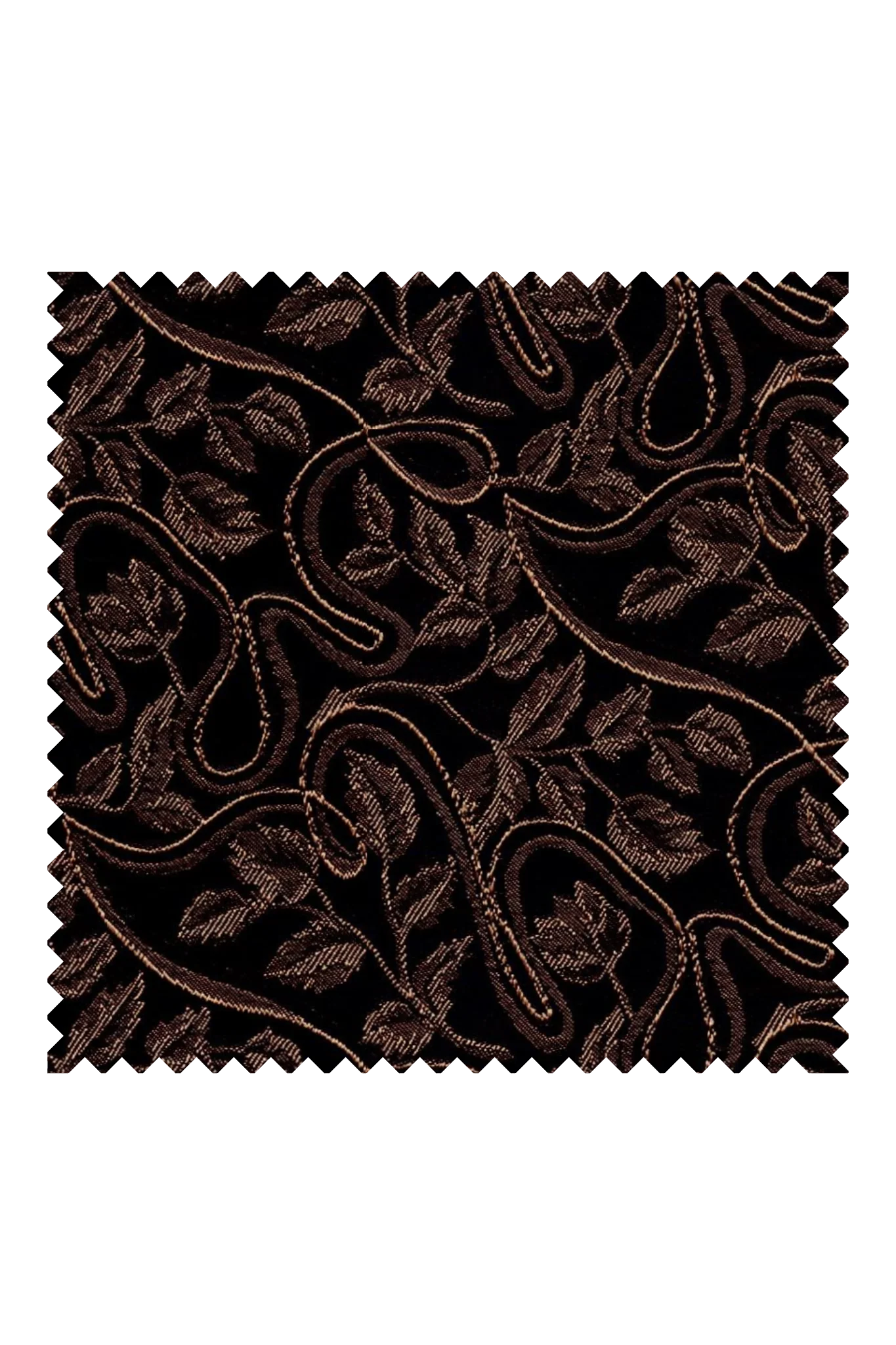  Black & Bronze Ceremonial Brocade Suit Fabric